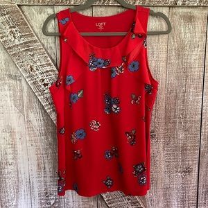 LOFT top. Size petite large.